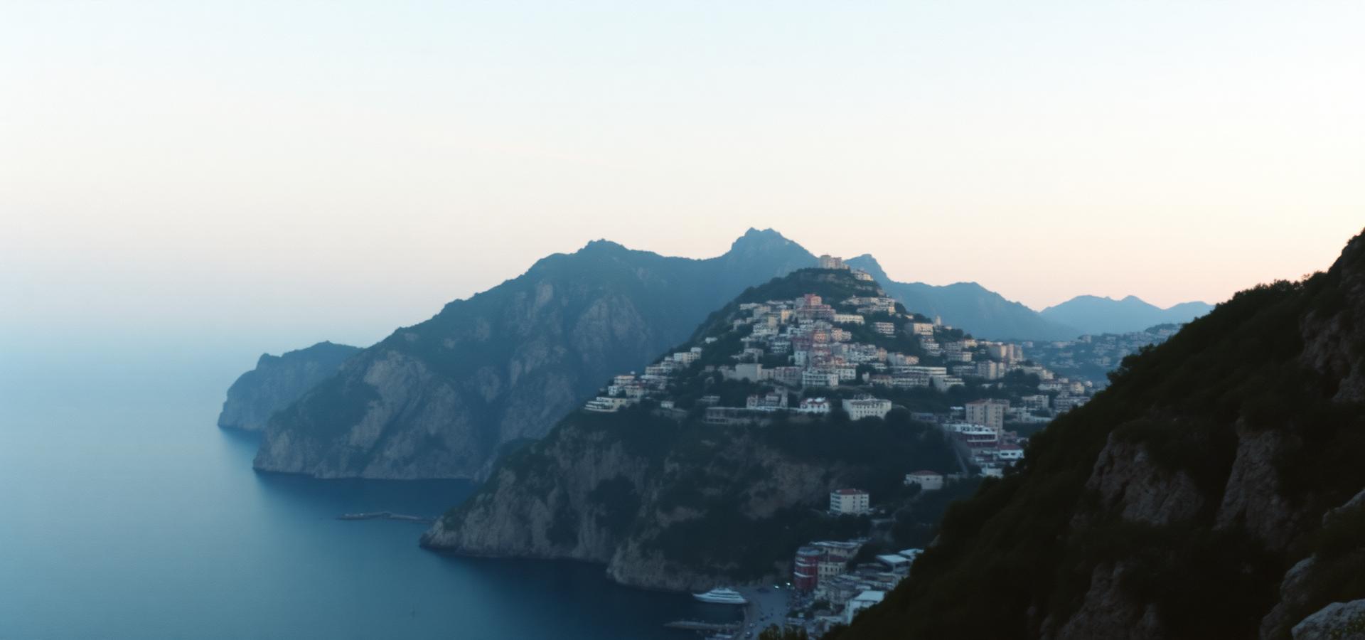 Positano at sunset
